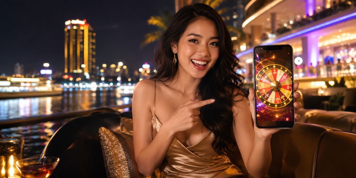 Người dùng trải nghiệm đăng nhập và cá cược trực tuyến bên dòng sông Mekong